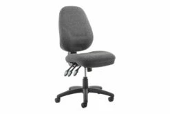 Haze 3 Lever High Back Fabric Operator Chair No Arms
