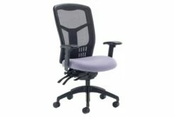 Saar High Mesh Back Operator Chair With Height Adjustable Arms