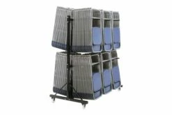 High Hanging Chair Transport Trolley 3 Rows