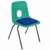 Hille E Series Chair With Upholstered Seat