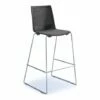 Trivor Sled Frame Stool With Seat Pad