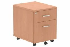 Vitali 2 Drawer Mobile Pedestal
