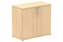 All Maple Desk High Cupboard