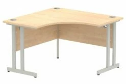All Maple C-Leg Corner Desk