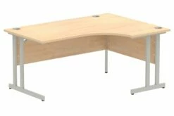 All Maple C-Leg Ergonomic Desk Right