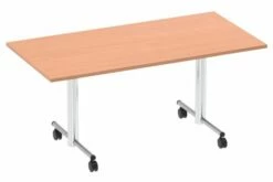 Vitali Rectangular Flip Top Mobile Table