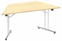 All Maple Trapezoidal Folding Table