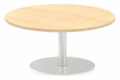 All Maple Radial Base Circular Coffee Table