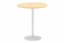 All Maple Radial Base Circular Poseur Table
