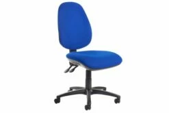 Gilmour High Back Fabric Operator Chair No Arms (Blue)