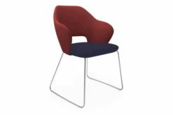 Zane Armchair With Skid Base
