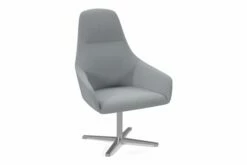 Austen High Back Armchair With Swivel Base