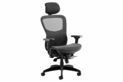 Covert Synchro High Mesh Back Operator Chair With Headrest