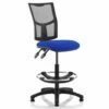 Lunar 2 Lever Mesh High Back Draughtsman Chair (No Arms)