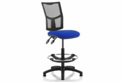 Lunar 2 Lever Mesh High Back Draughtsman Chair (No Arms)