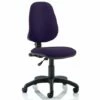 Lunar 1 Lever High Back Fabric Operator Chair (No Arms)
