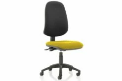 Haze Two Tone High Back Fabric Operator Chair (No Arms)