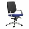 Zora Medium Back Fabric Executive Chair (Stevia Blue)