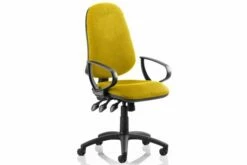 Lunar Plus XL Fabric High Back Operator Chair (Fixed Arms)