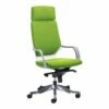 Zora High Back Fabric Executive Chair (Myrrh Green)