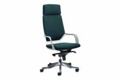 Zora High Back Fabric Executive Chair (Maringa Teal)