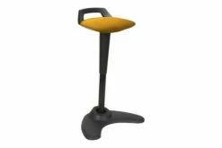 Divor Black Frame Sit & Stand Stool