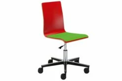 Cassie Swivel Chair With Upholstered Seat