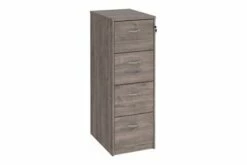 All Grey Oak Filing Cabinet