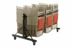 Low Hanging Chair Transport Trolley 3 Rows