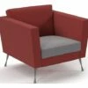 Placid 2 Tone Fabric Armchair