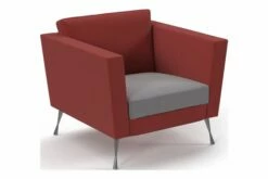 Placid 2 Tone Fabric Armchair