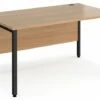 Value Line Deluxe Bench Rectangular Desks (Black Legs)