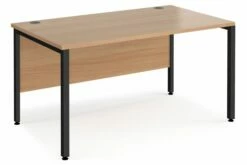 Value Line Deluxe Bench Rectangular Desks (Black Legs)