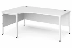 All White Premium Bench Left Hand Ergo Desks