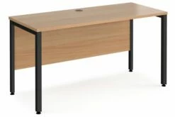 Value Line Deluxe Bench Narrow Rectangular Desks (Black Legs)