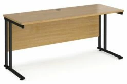 Alcott C-Leg Narrow Rectangular Home Office Desk