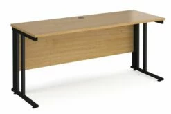 Alcott Cable Managed Narrow Rectangular Home Office Desk