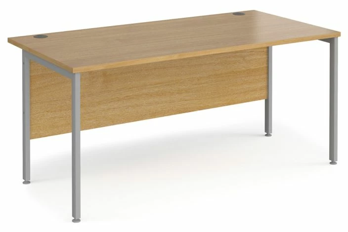 Value Line Deluxe H-Leg Rectangular Desk (Silver Legs) - Image 4