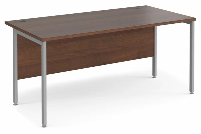 Value Line Deluxe H-Leg Rectangular Desk (Silver Legs)