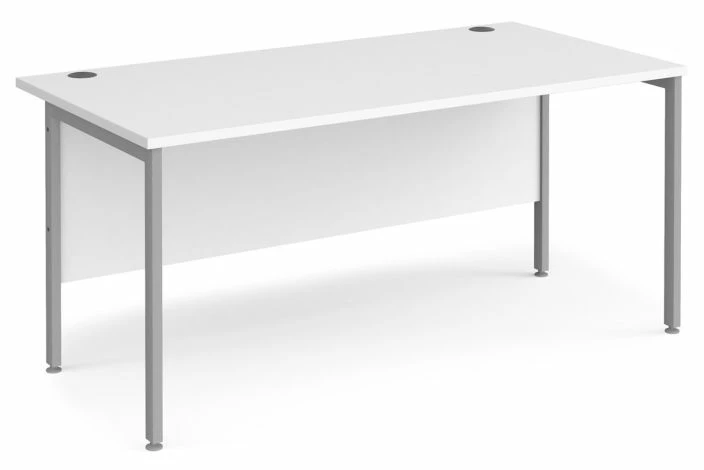 Value Line Deluxe H-Leg Rectangular Desk (Silver Legs) - Image 5