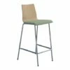 Monroe Beech Stool With Upholstered Seat