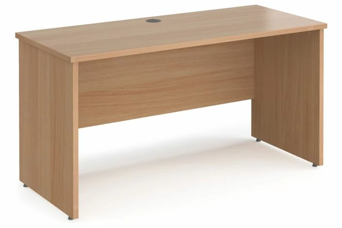 Value Line Deluxe Panel End Narrow Rectangular Desk - Image 3