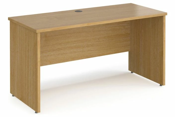 Value Line Deluxe Panel End Narrow Rectangular Desk - Image 2