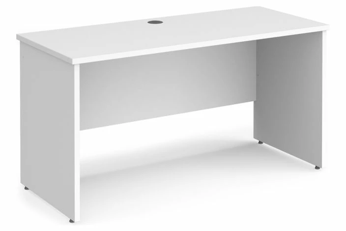 Value Line Deluxe Panel End Narrow Rectangular Desk - Image 5