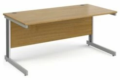 All Oak Deluxe Rectangular Desk