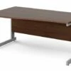 All Walnut Deluxe Left Hand Wave Desk