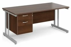 Tully II Rectangular Desk 2 Drawers