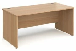 All Beech Panel End Rectangular Desk