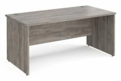 All Grey Oak Panel End Rectangular Desk