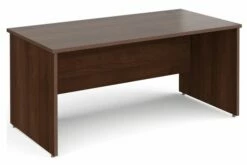 All Walnut Panel End Rectangular Desk